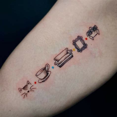 tiny friends tv show tattoo|Top 10 friends tv show tattoo ideas small ideas and inspiration